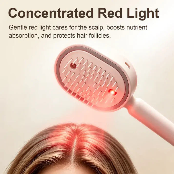 ICONIC™ 4-in-1 Electric Hair Straightener Massage Keratin Brush